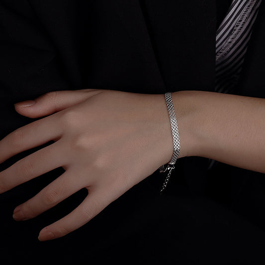 Multi-Layer Woven Round Bead Bracelet