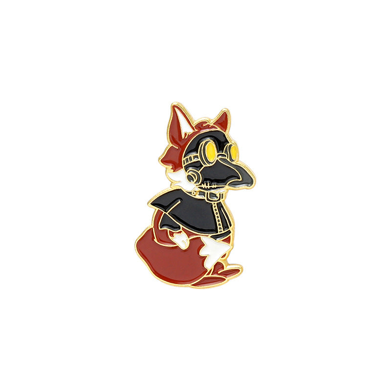 Cute Animal Brooch Badge | Alloy Cartoon Unisex 5 Styles