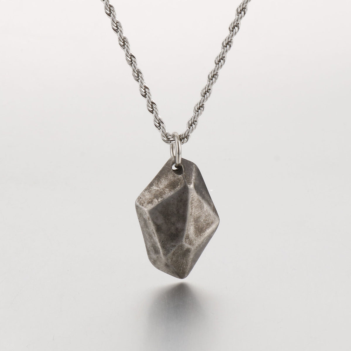 Wishing Stone Pendant Necklace in Stainless Steel