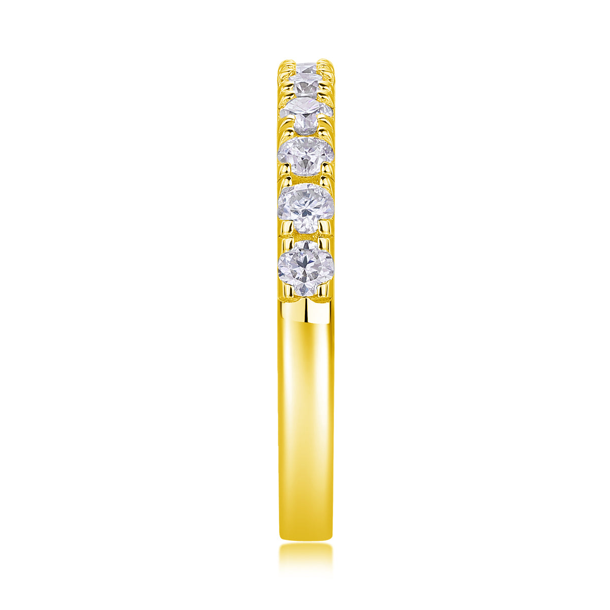 Parallel World Moissanite Ring Set | S925 Silver Gold Rose Gold