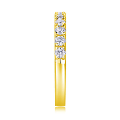 Parallel World Moissanite Ring Set | S925 Silver Gold Rose Gold