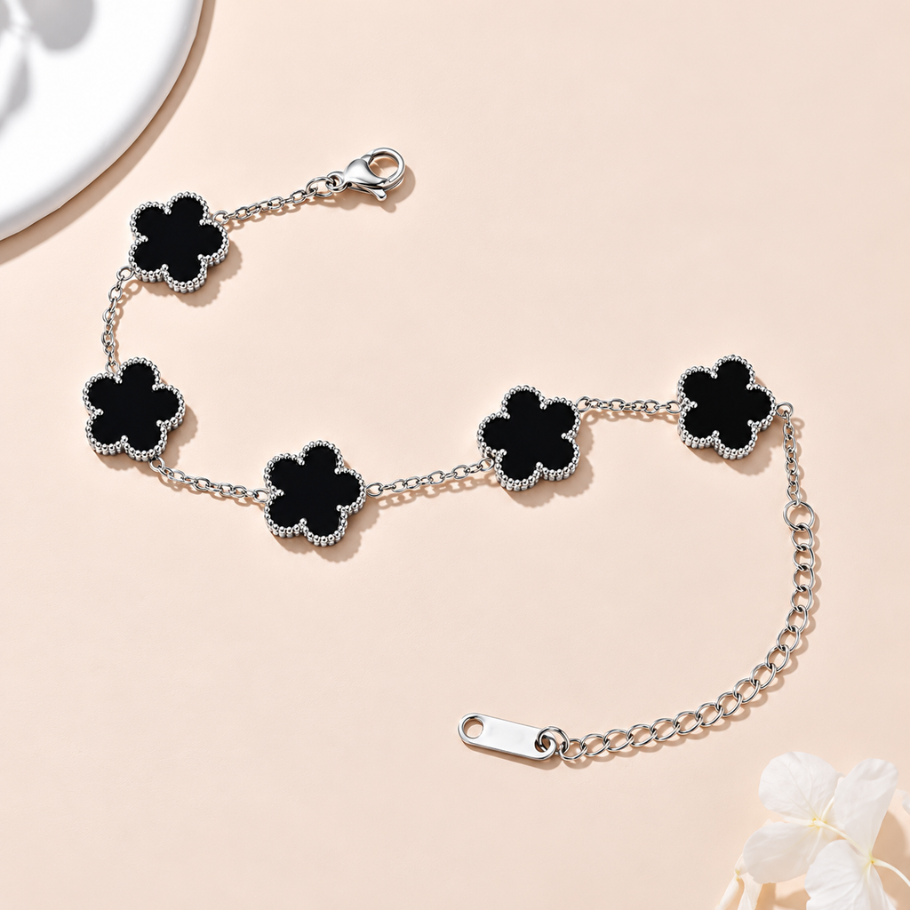 Men's Flower Chain Bracelet