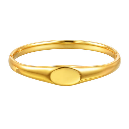 Stainless Steel Glossy Bracelet for Women