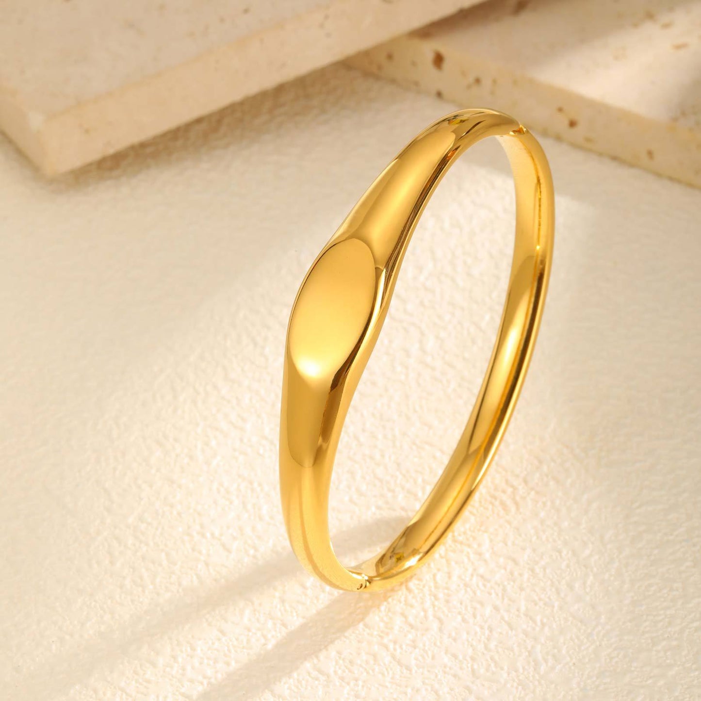 Stainless Steel Glossy Bracelet for Women