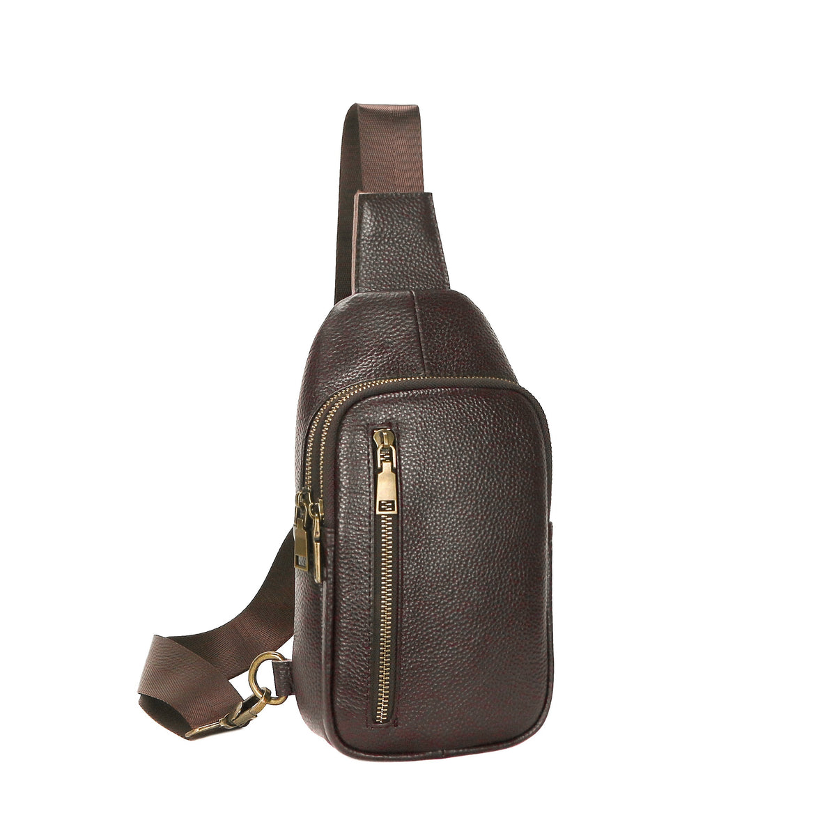 Small PU Leather Chest & Crossbody Bag for Men