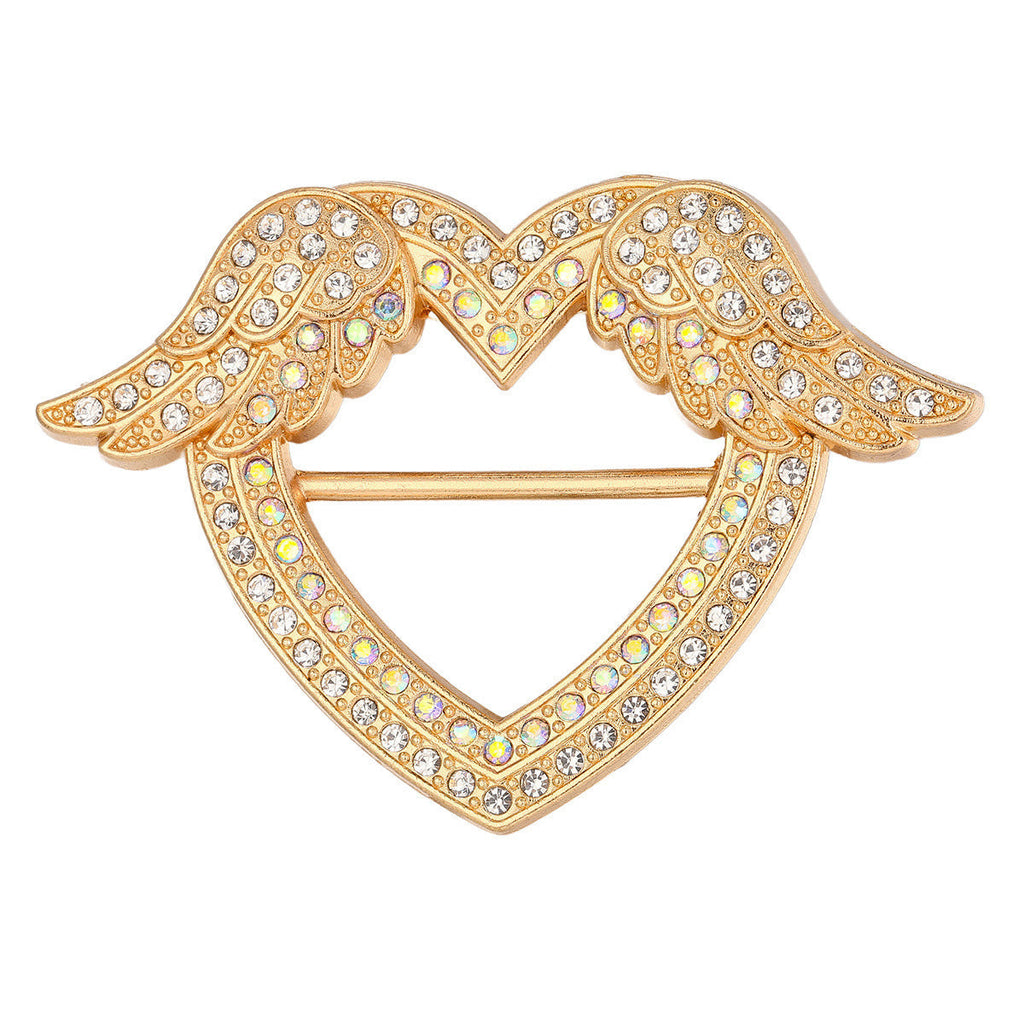 Butterfly Waist Clip Brooch | Alloy Diamond Korean Unisex