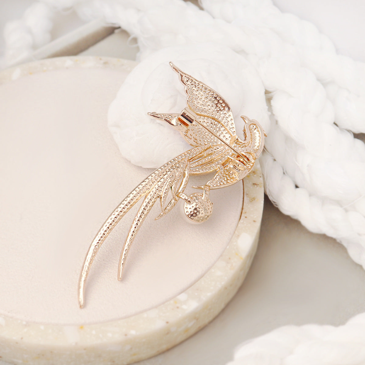 Phoenix Peacock Hummingbird Brooch | Alloy Oil Drip Chinese Style