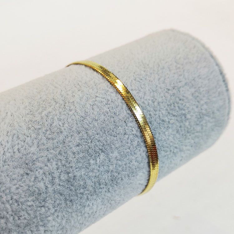 18K Gold Plated Titanium Steel Bracelet for Women