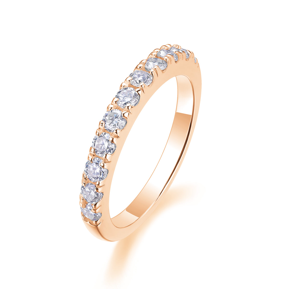 Parallel World Moissanite Ring Set | S925 Silver Gold Rose Gold