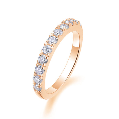 Parallel World Moissanite Ring Set | S925 Silver Gold Rose Gold