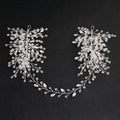 Rhinestone Starry Sky Headband | Alloy Vintage Crystal Plaid White