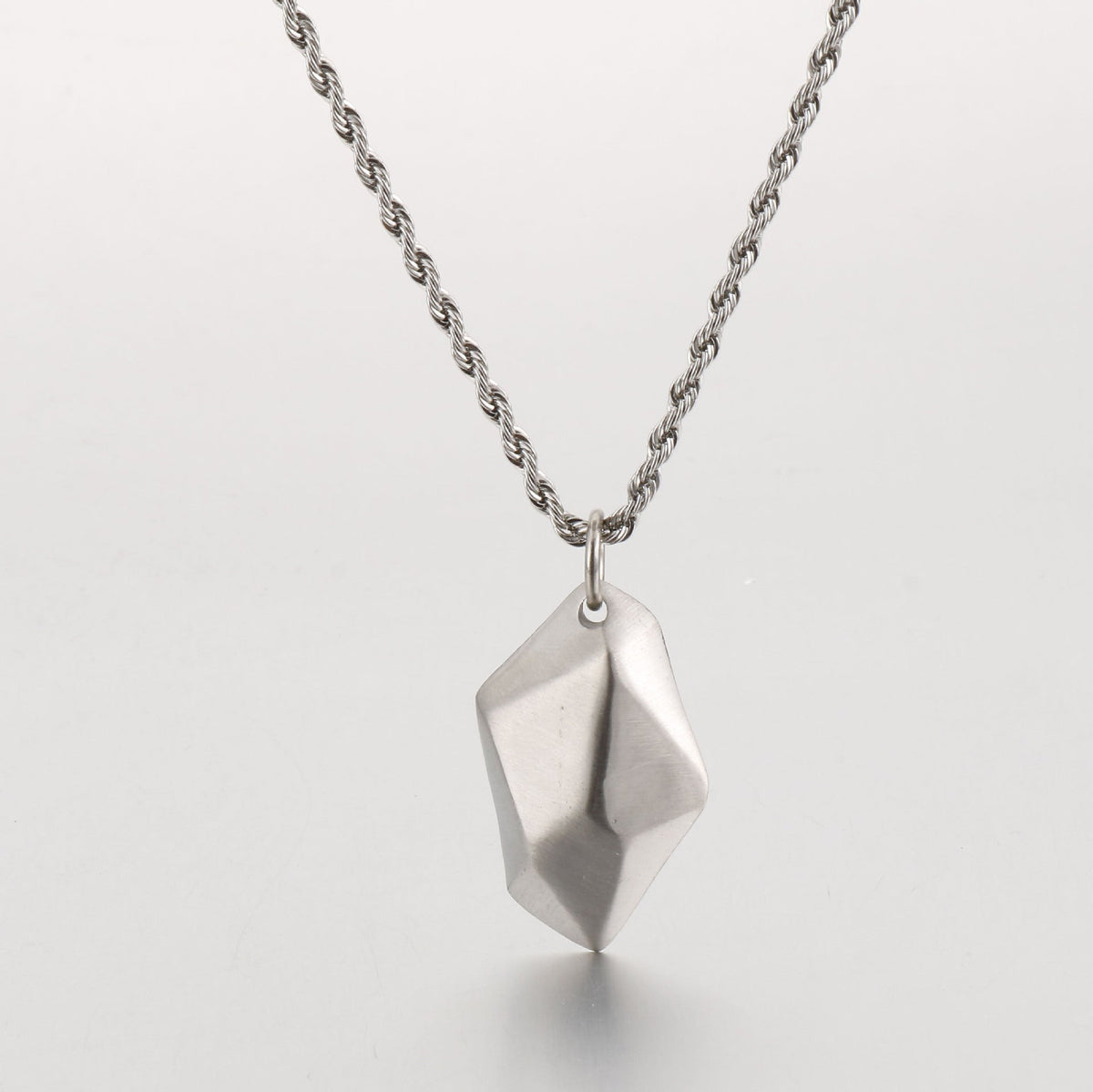 Wishing Stone Pendant Necklace in Stainless Steel