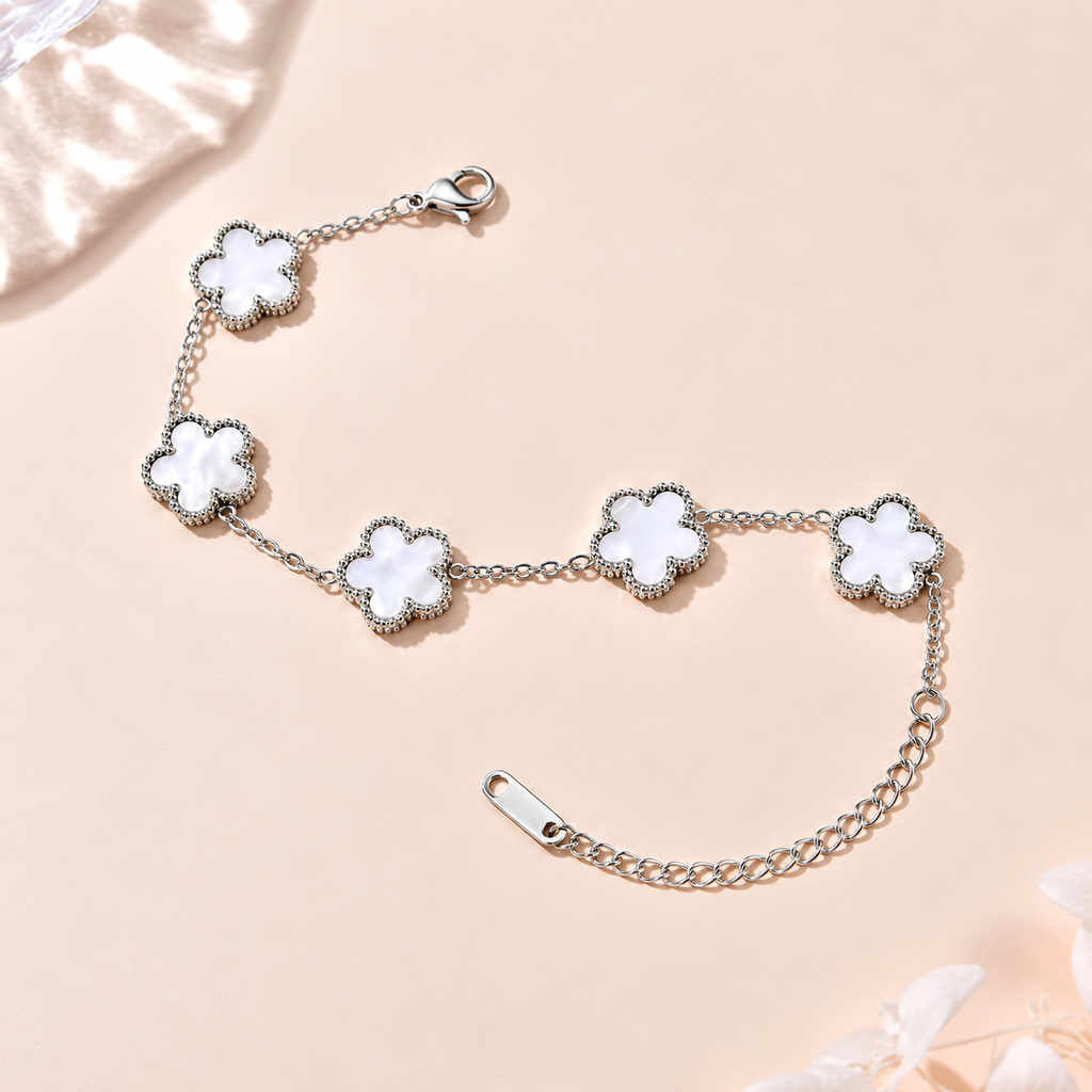 Men's Flower Chain Bracelet