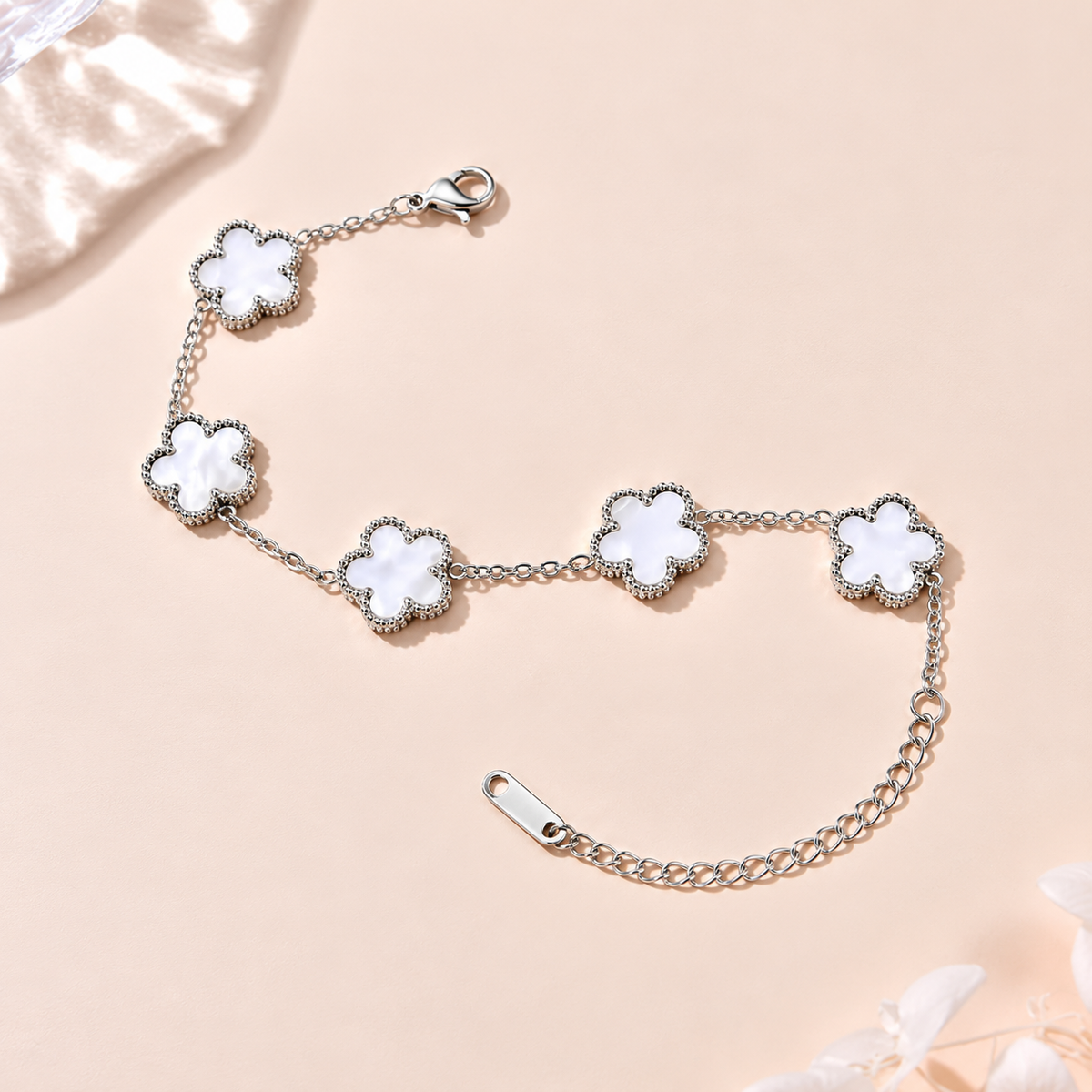Men's Flower Chain Bracelet