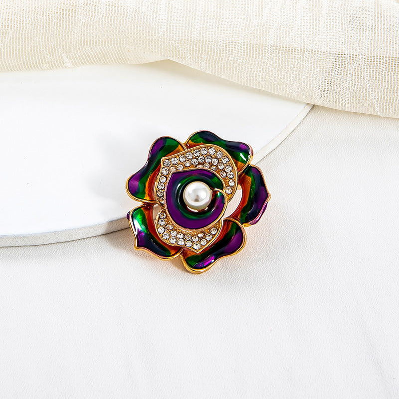 Bee Butterfly Diamond Brooch | Alloy Korean Gem Inlay Unisex