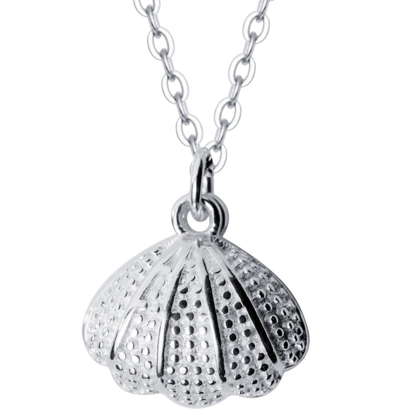Personalised S925 Silver Shell Pendant Necklace for Women