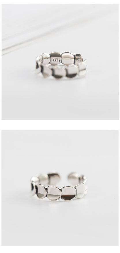 Sterling Silver Geometric Vintage Ring