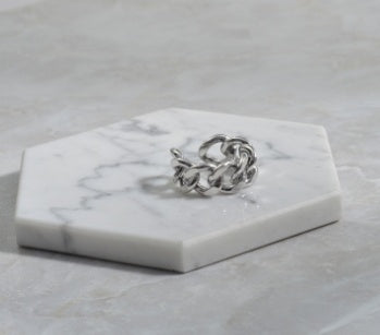 Chain Detail Ring for Women | Unique Link Design