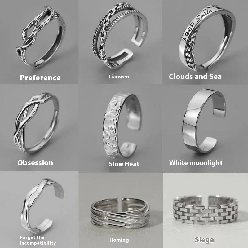 Hip Hop Skull Adjustable Ring | Retro Men's Ring