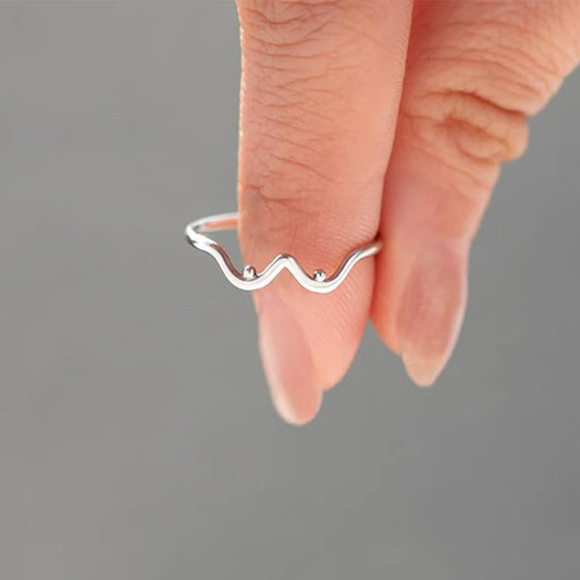 Inspirational Ring with Greeting Card | Gold Silver