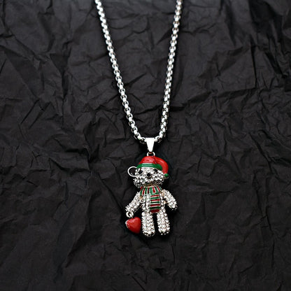 Bear Pendant Necklace for Women