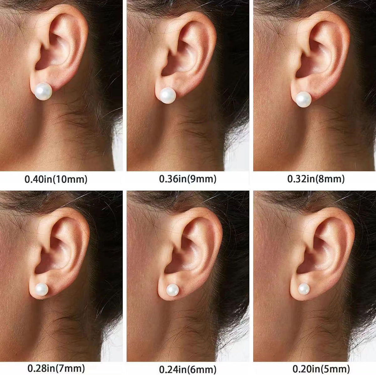 S925 Silver Freshwater Pearl Ear Studs | Gold Silver Anti-Allergy
