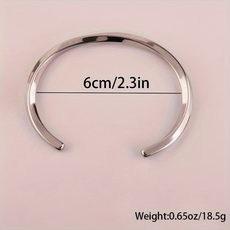 Möbius Open Bangle Bracelet for Men