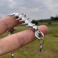 Punk Centipede Link Stainless Steel Bracelet