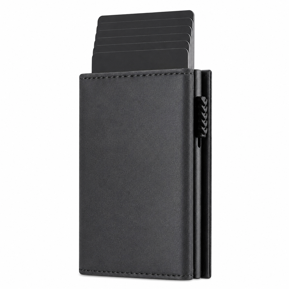 RFID Blocking Metal Pop-Up Card Holder Wallet