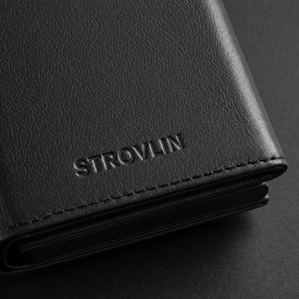 RFID Blocking Metal Pop-Up Card Holder Wallet