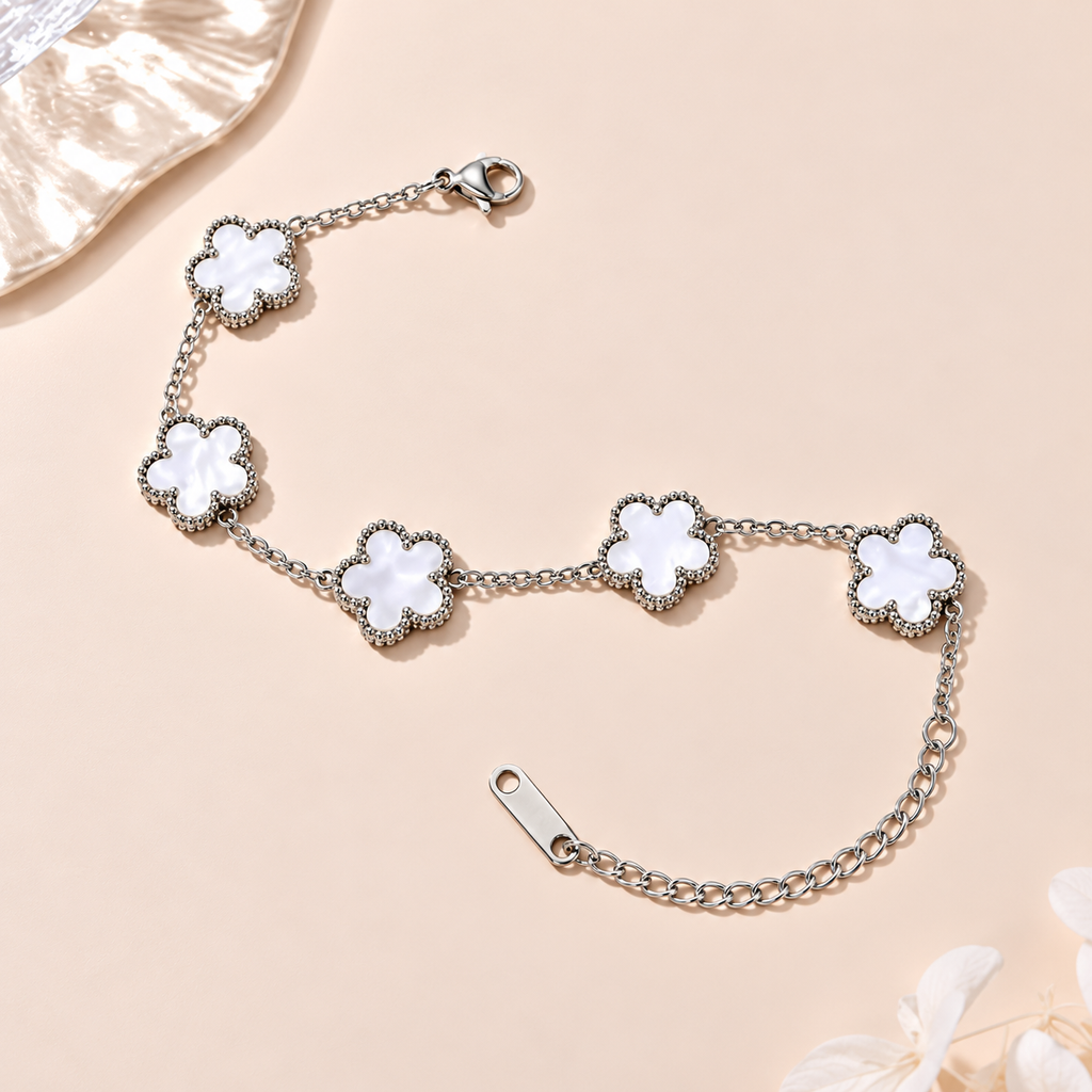 Men's Flower Chain Bracelet