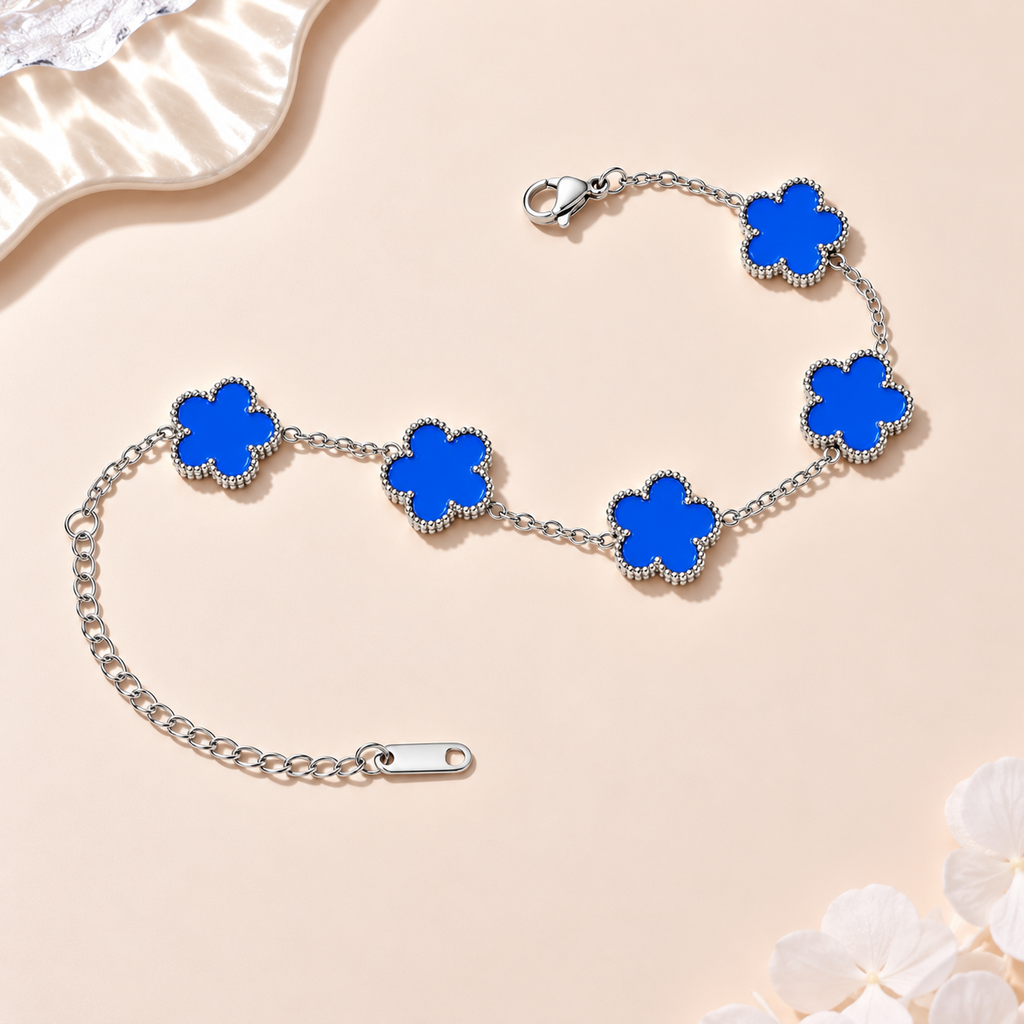 Men's Flower Chain Bracelet