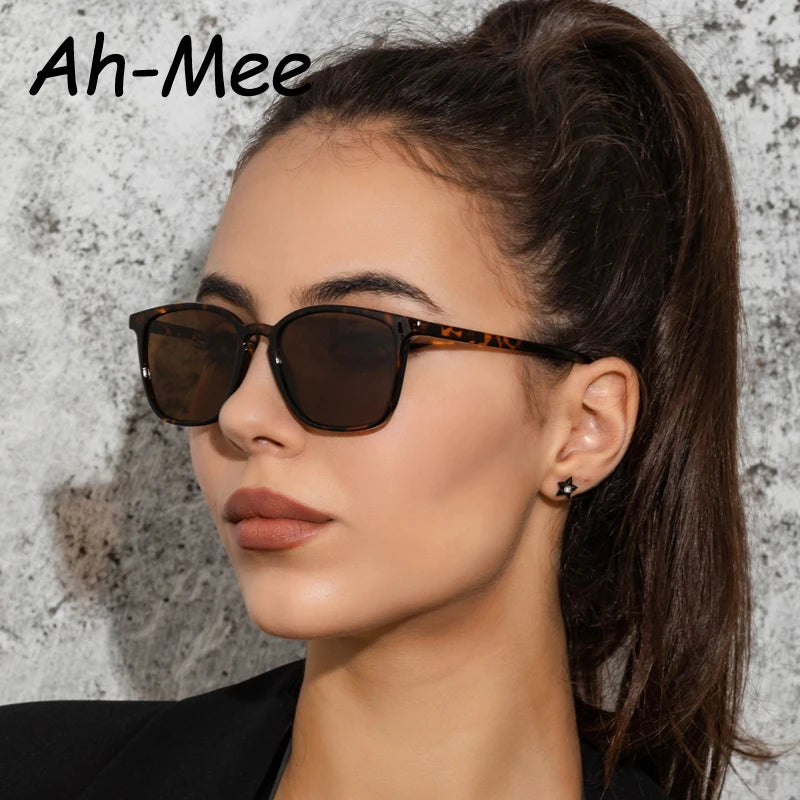 Retro Rectangle Acetate Sunglasses