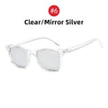 Men's Retro Square Polycarbonate Sunglasses
