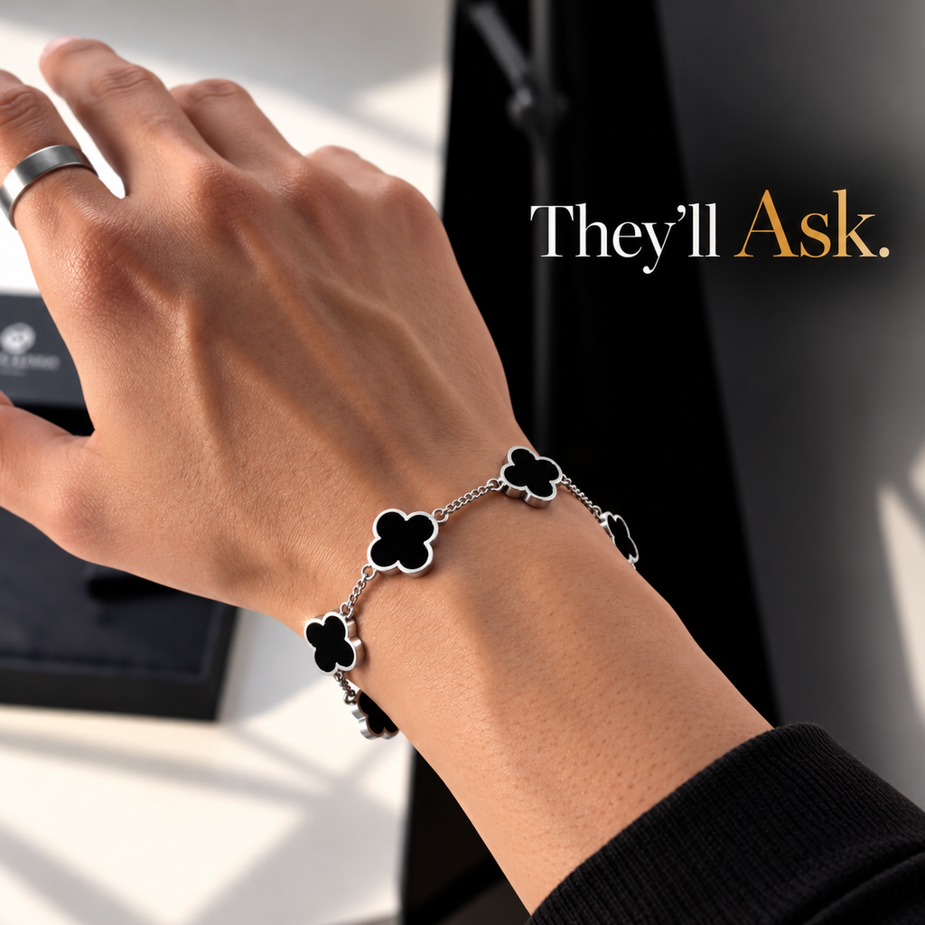 Men's Flower Chain Bracelet