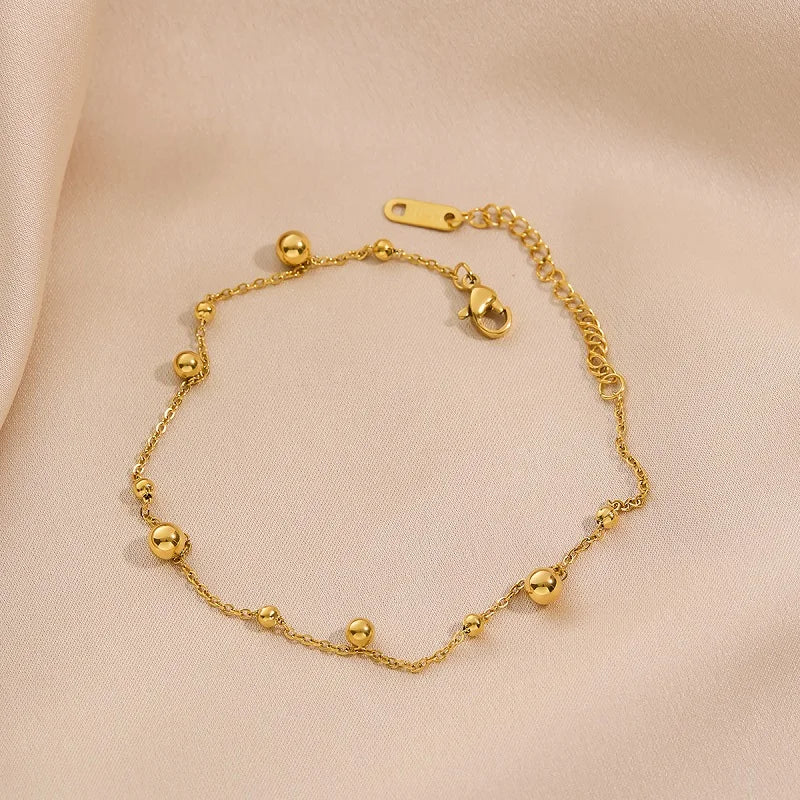 Stainless Steel Star Chain Bracelet for Women and Men