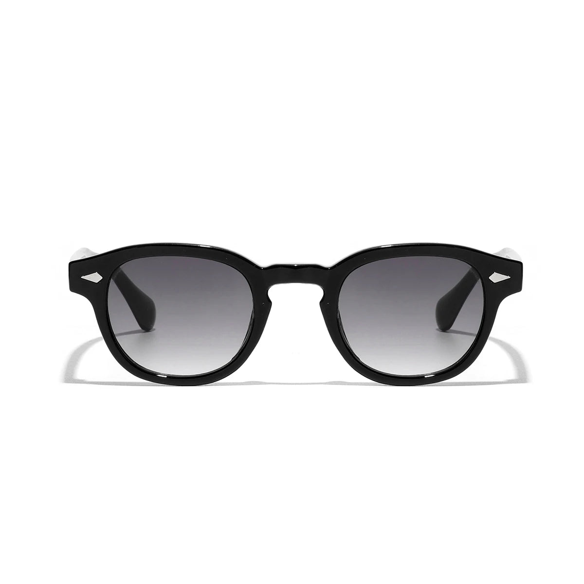 Unisex Retro Round Polycarbonate Sunglasses