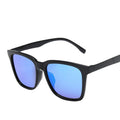 Men's Rectangle Mirrored Sunglasses
