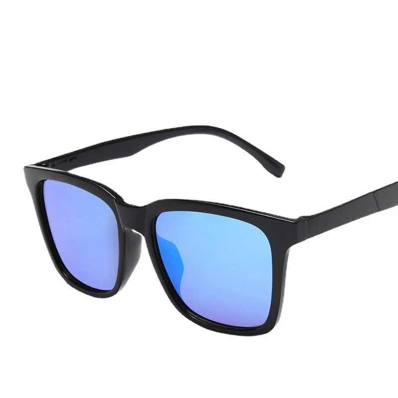 Men's Rectangle Mirrored Sunglasses