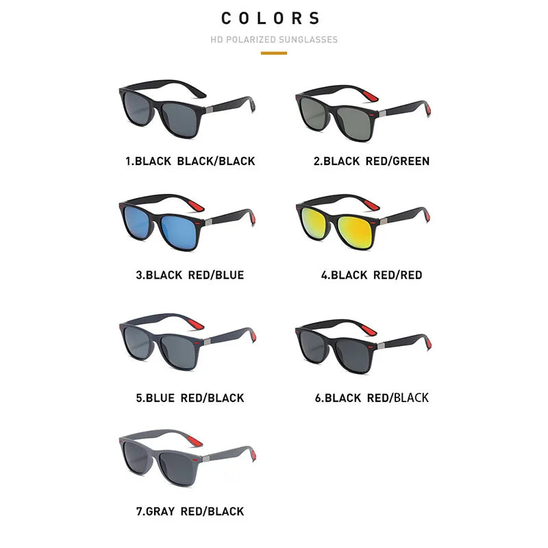 Men's Polarized Sport-Style Sunglasses