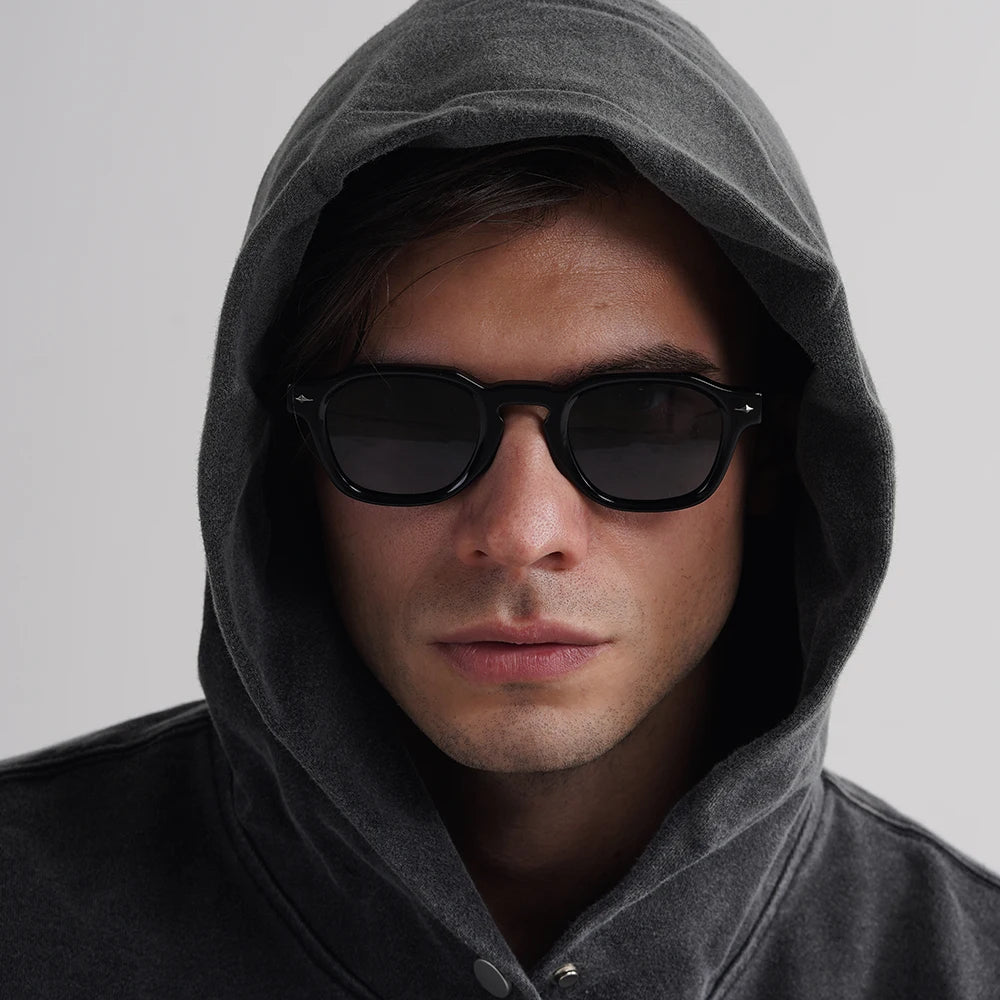 Unisex Retro Round Polycarbonate Fashion Sunglasses