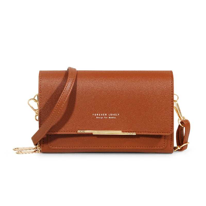 Korean Style Multi-Card Shoulder Bag Wallet for Women