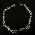 Gothic Barbed Wire Chain Bracelet