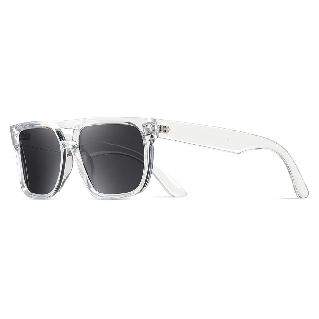 Men's Classic Square Polycarbonate Sunglasses