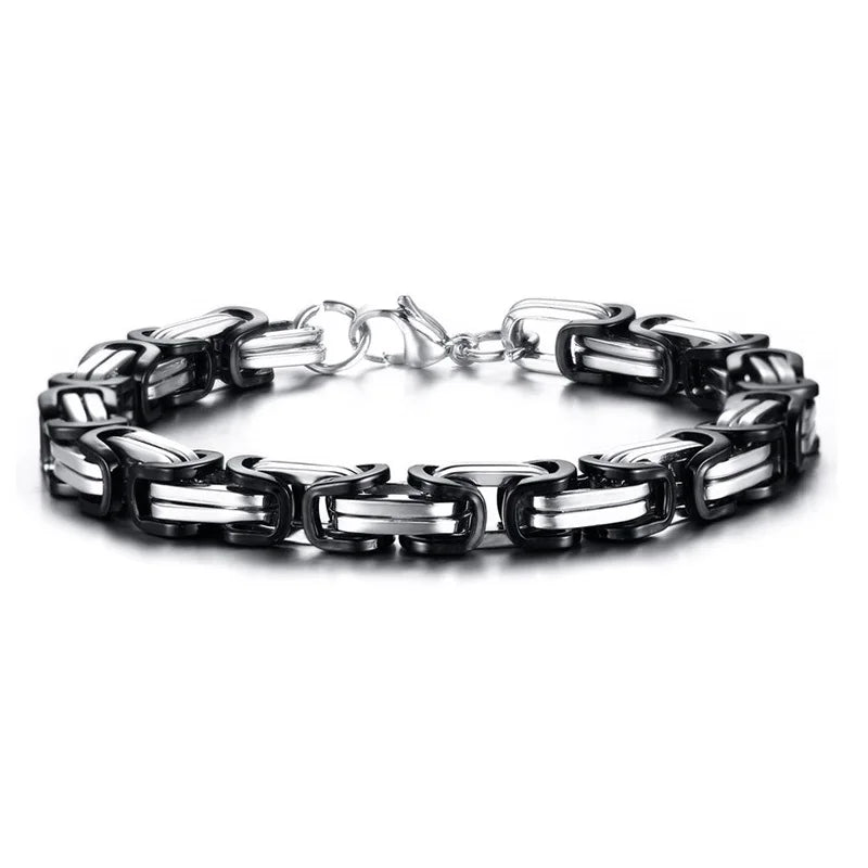 Byzantine Stainless Steel Chain Bracelet
