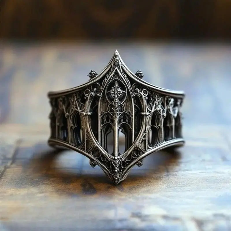 Gothic Castle Statement Ring