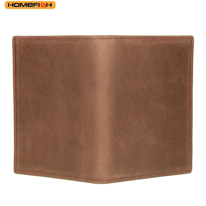 Men's Short PU Leather Bifold Wallet | Lightweight Card Holder with Bill Storage