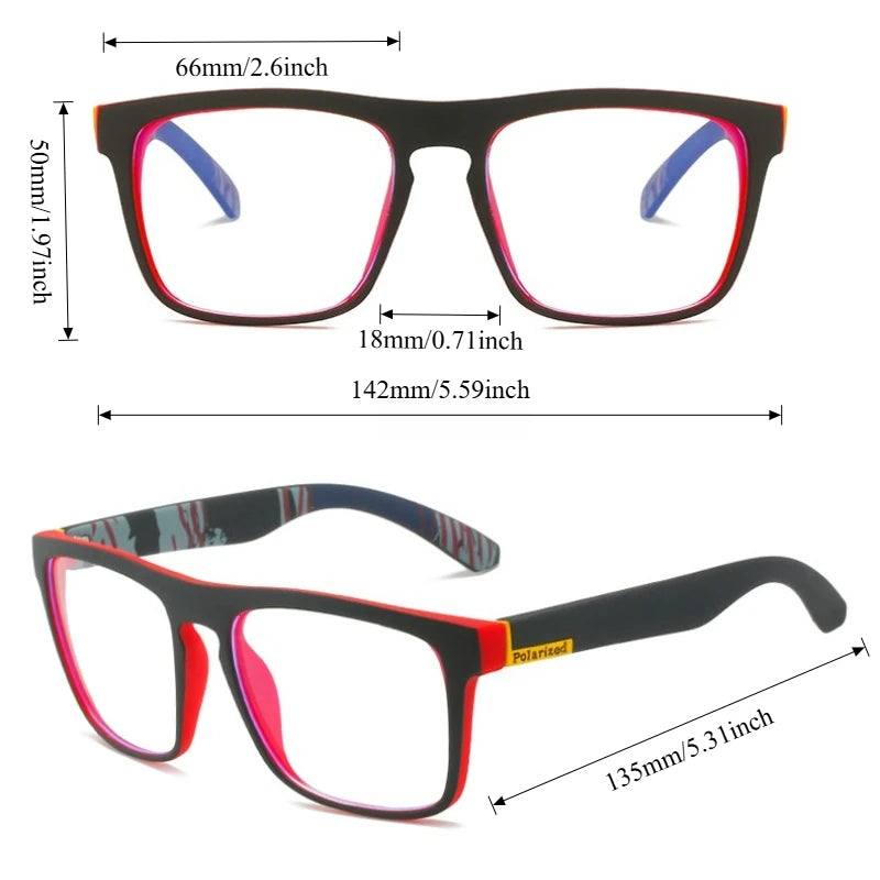Unisex Square Fashion Eyeglasses