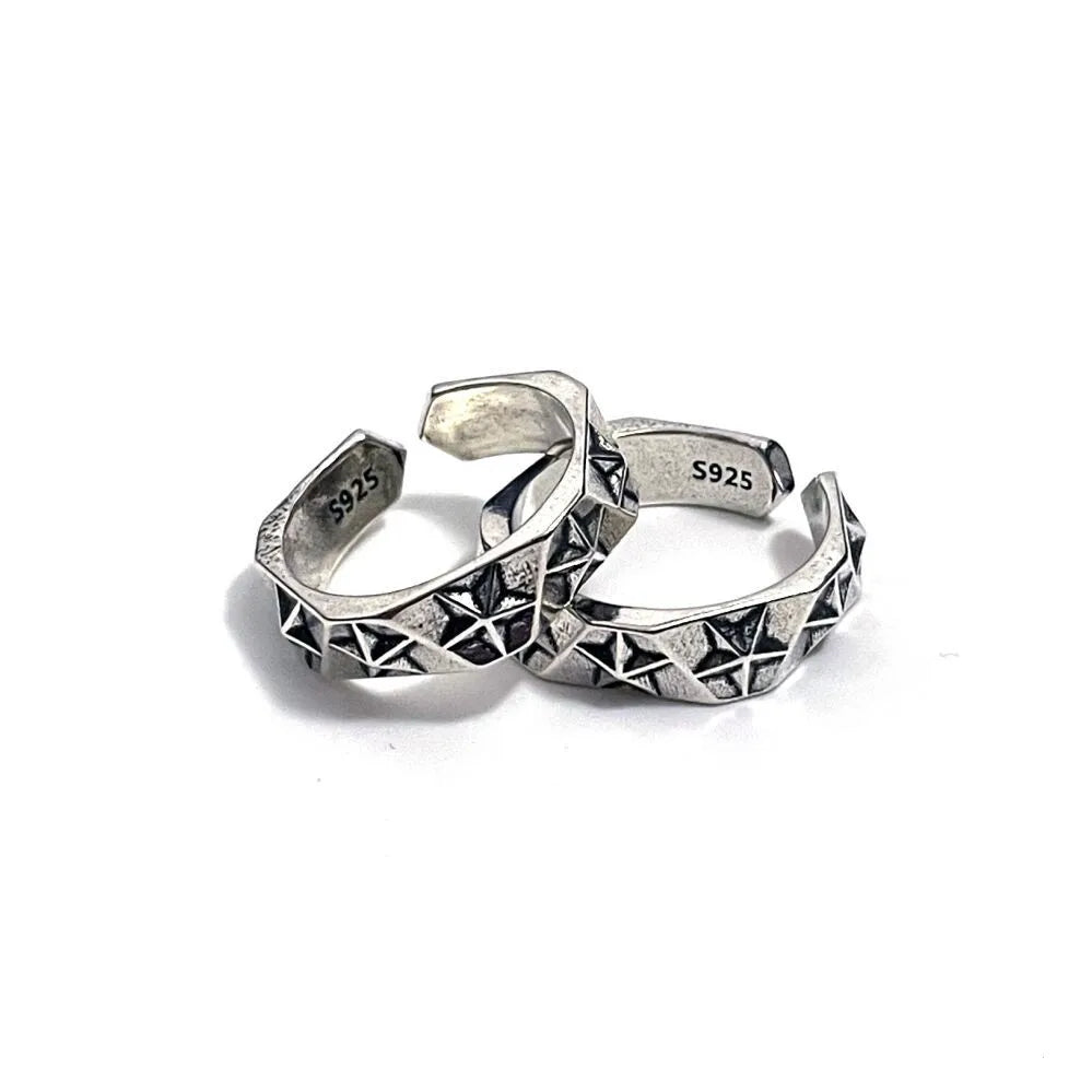 925 Sterling Silver Star Ring for Women