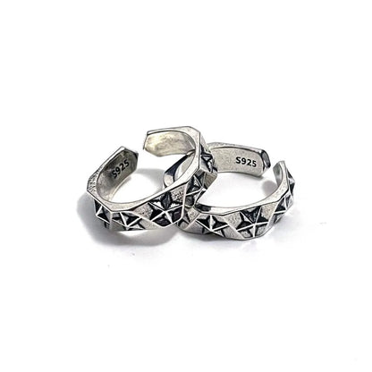 925 Sterling Silver Star Ring for Women